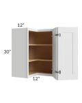24x30 Square Corner Wall Cabinet