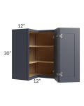 24x30 Square Corner Wall Cabinet