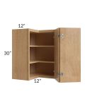 Vienna Timber 24x30 Square Corner Wall Cabinet