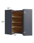 24x36 Square Corner Wall Cabinet