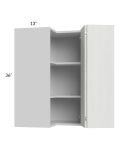 Milan Cream 24x36 Square Corner Wall Cabinet