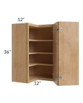 Vienna Timber 24x36 Square Corner Wall Cabinet