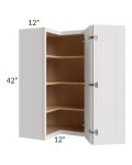 Tuscan Cloud 24x42 Square Corner Wall Cabinet