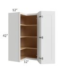 24x42 Square Corner Wall Cabinet
