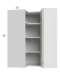 Milan Cream 24x42 Square Corner Wall Cabinet