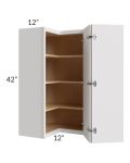 Vienna Cloud 24x42 Square Corner Wall Cabinet