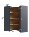 Vienna Indigo 24x42 Square Corner Wall Cabinet