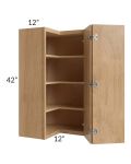 Vienna Timber 24x42 Square Corner Wall Cabinet