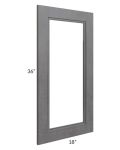Stone Grey 18x36 Glass Door
