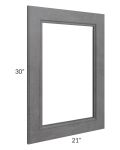 Stone Grey 21x30 Glass Door