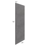 Stone Grey 24x96 Refrigerator End Panel