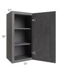 Stone Grey 15x30 Wall Cabinet