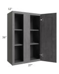 Stone Grey 27x36 Blind Corner Wall Cabinet