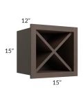 Tuscan Kona Brown 15x15 Wine Rack Cabinet