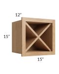 Midtown Timber Shaker 15x15 Wine Rack Cabinet