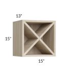 Milan Natural 15x15 Wine Rack Cabinet
