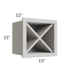 Salem Light Grey 15x15 Wine Rack Cabinet