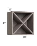 Milan Hazel 18x18 Wine Rack Cabinet
