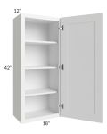 Frosted White Shaker 18x42 Wall Cabinet