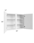 Frosted White Shaker 39x30 Wall Cabinet