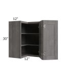 Providence Slate Grey 24x30 Wall Corner Unit