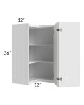 Portland White 24x36 Wall Corner Unit