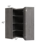Providence Slate Grey 24x42 Wall Corner Unit