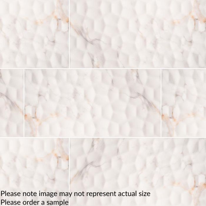 Adella Viso Calacatta 12" x 24" Satin Wall Tile