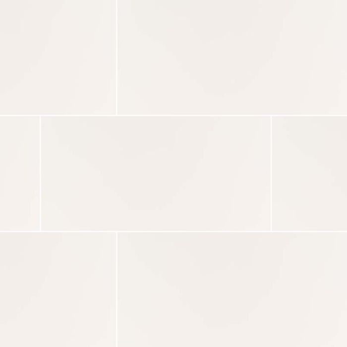 Adella White 12" x 24" Satin Wall Tile