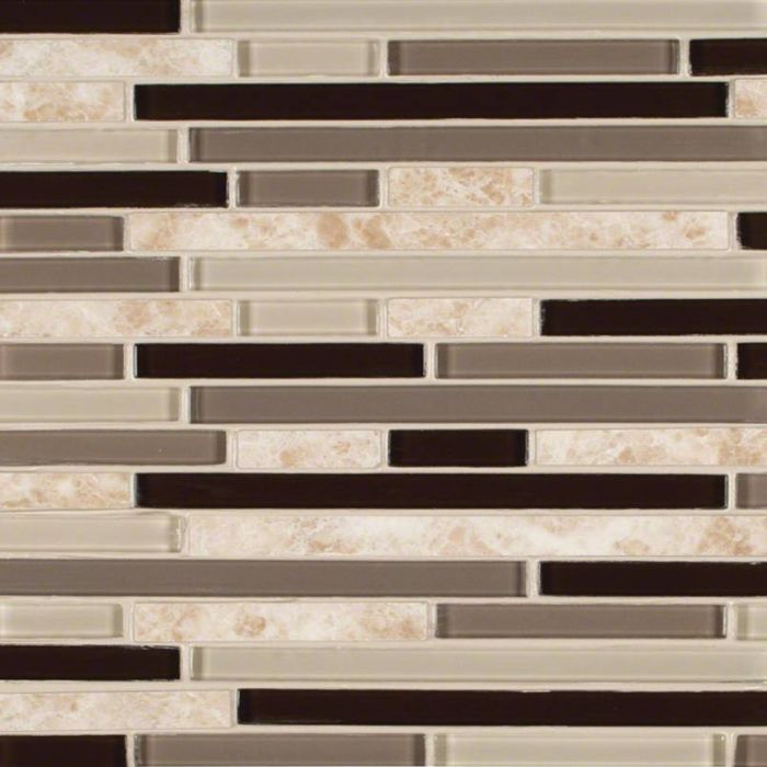 Amalfi Cafe Interlocking Pattern 6mm Mosaic Wall Tile