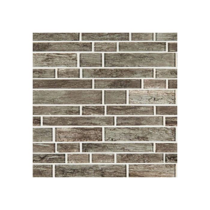 Antico Silversmith Interlocking Pattern 8mm Mosaic Tile