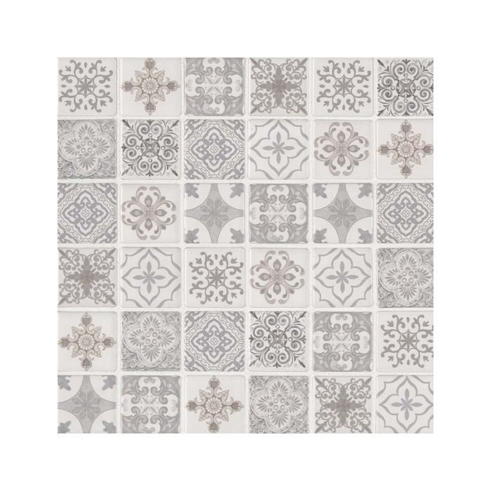 Anya Blanco 2" x 2" x 6mm Mosaic Tile