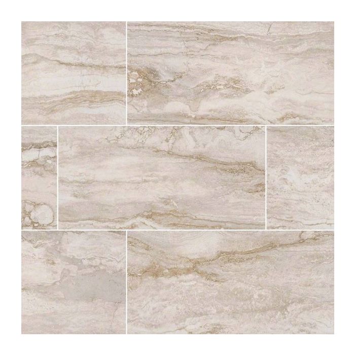 Bernini Bianco 12 x 24 Polished Porcelain Tile