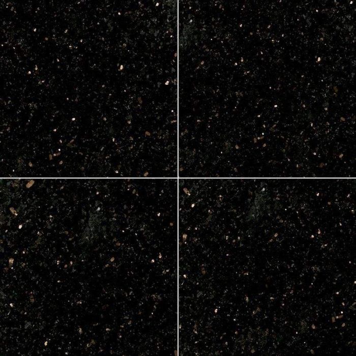 Black Galaxy 12" x 12" Granite Tile