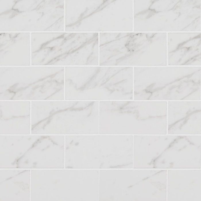 Pietra Carrara 2" x 4" Subway Tile