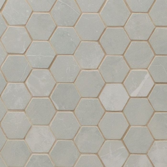 Sande Grey 2" x 2" Hexagon Matte Porcelain Tile
