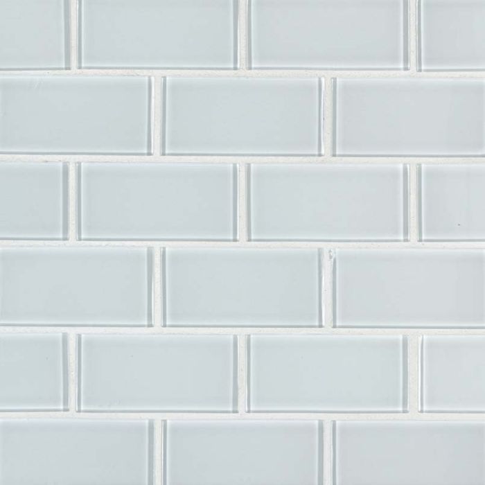 Ice Subway 2 x 4 x 8mm Mosaic Tile