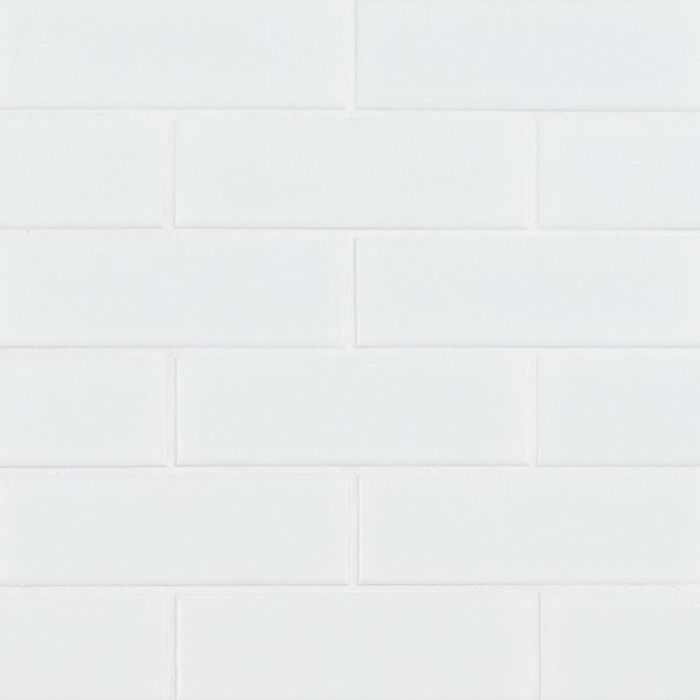 Retro Brick Bianco White Subway Tile