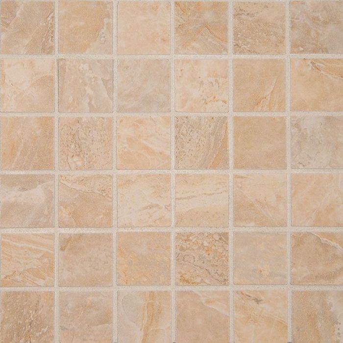 Onyx Sand 2 x 2 Mosaic Matte Porcelain Tile