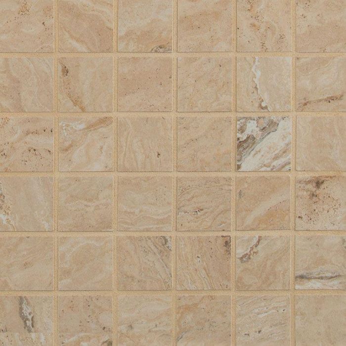 Veneto Sand 2" x 2" Mosaic Matte Porcelain Tile