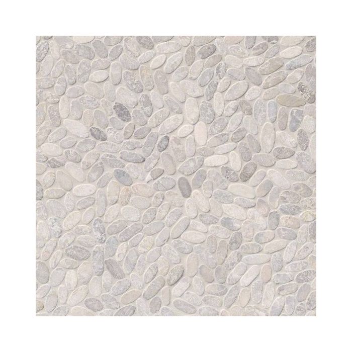 Sliced Pebble Ash Tumbled Wall Tile