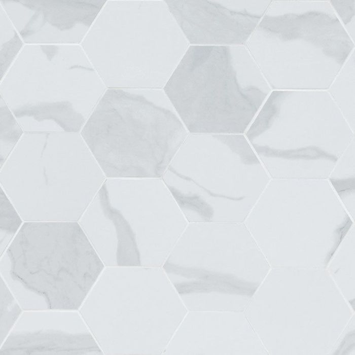 Eden Statuary 2 x 2 Hexagon Matte Porcelain Tile