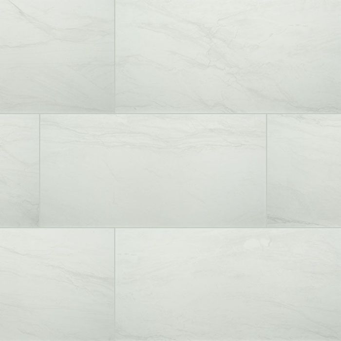 Durban White 24 x 48 Polished Porcelain Tile