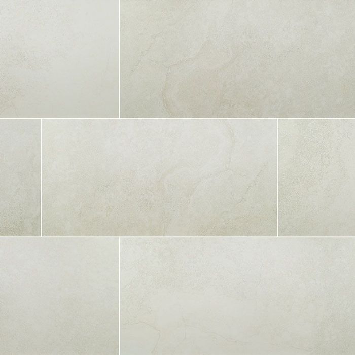 Legend White 12 x 24 Matte Porcelain Tile