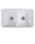 Solid Surface Undermount Sink - Fits 31" Minimum Cabinet Size