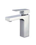 Brushed Nickel Single Handle Bathroom Faucet  5-4/5" x 6-4/5"