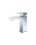 Chrome Single Handle Bathroom Faucet  5-4/5" x 6-4/5"