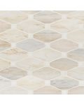Angora Elongated Octagon Polished Mosaic Wall Tile