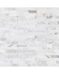 Calacatta Cressa Interlocking 3D Peel & Stick Mosaic Tile