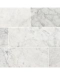 Carrara White 4" x 12" Honed Marble Tile